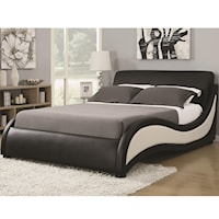 Queen Niguel Modern Upholstered Bed