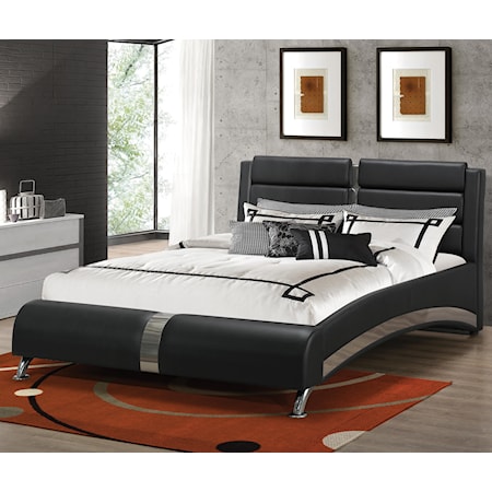 Queen Jeremaine Upholstered Bed