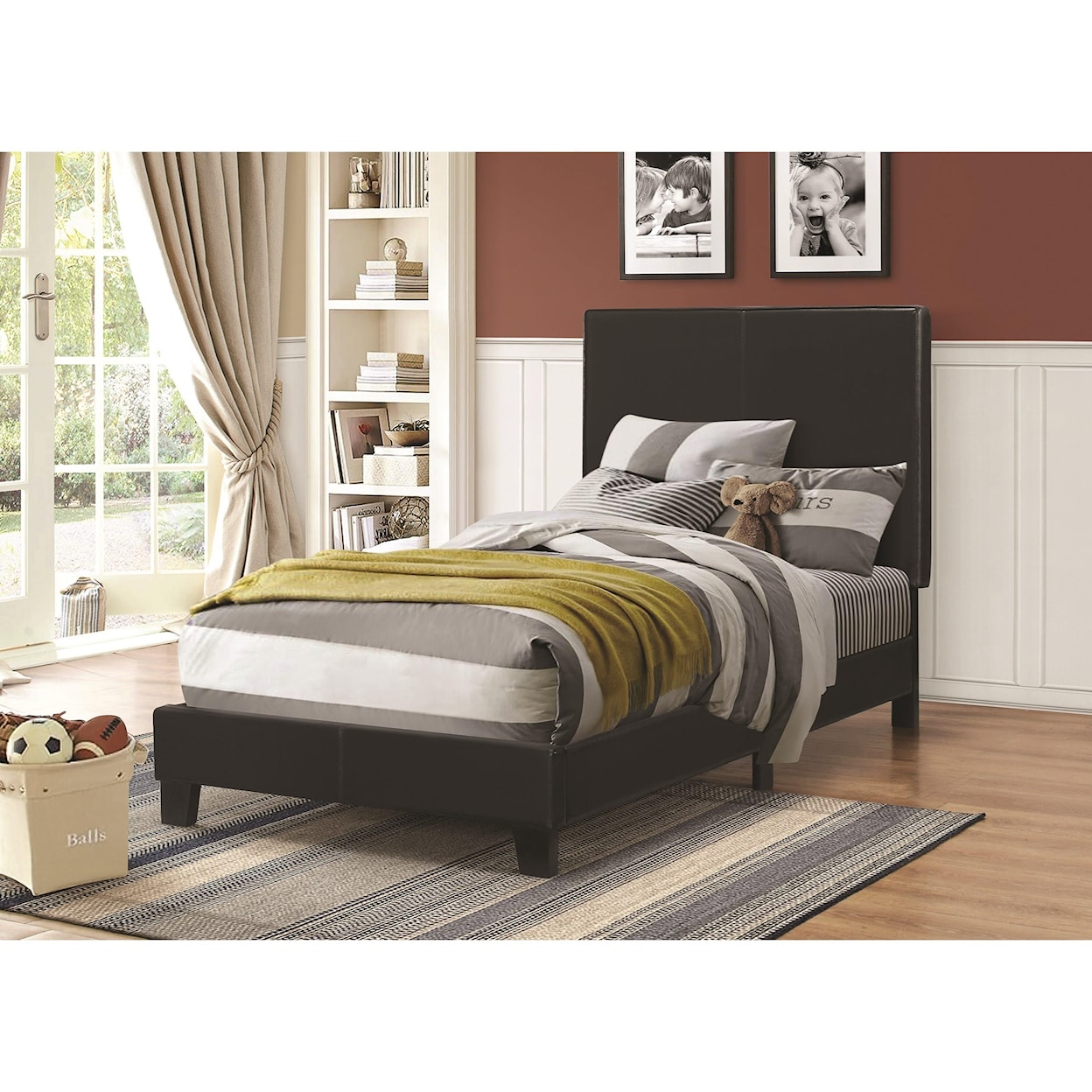 Coaster Upholstered Beds Twin Bed