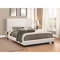 Upholsted Low-Profile Full Bed
