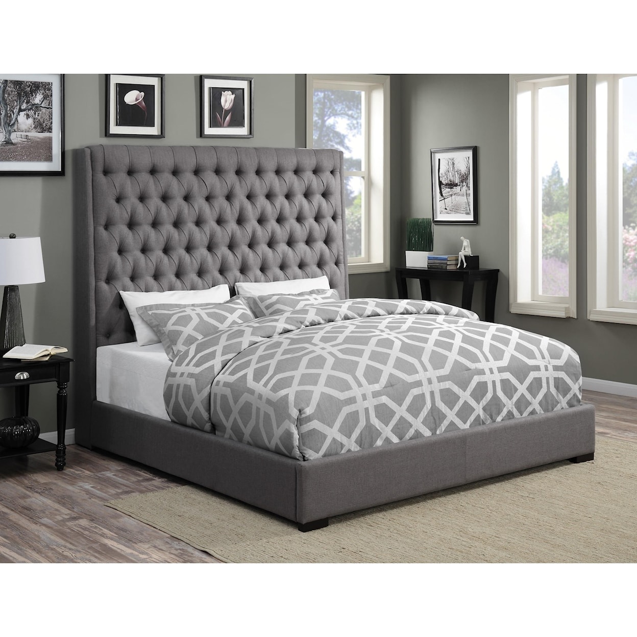 Coaster Upholstered Beds Cal King Bed