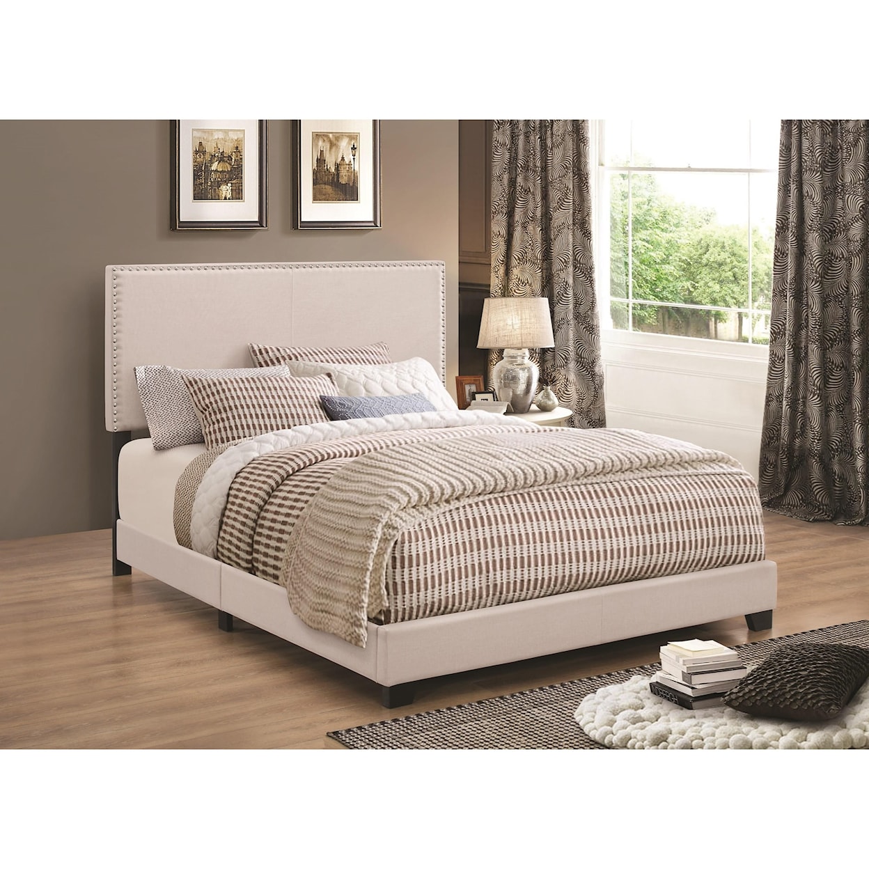 Coaster Upholstered Beds Queen Bed