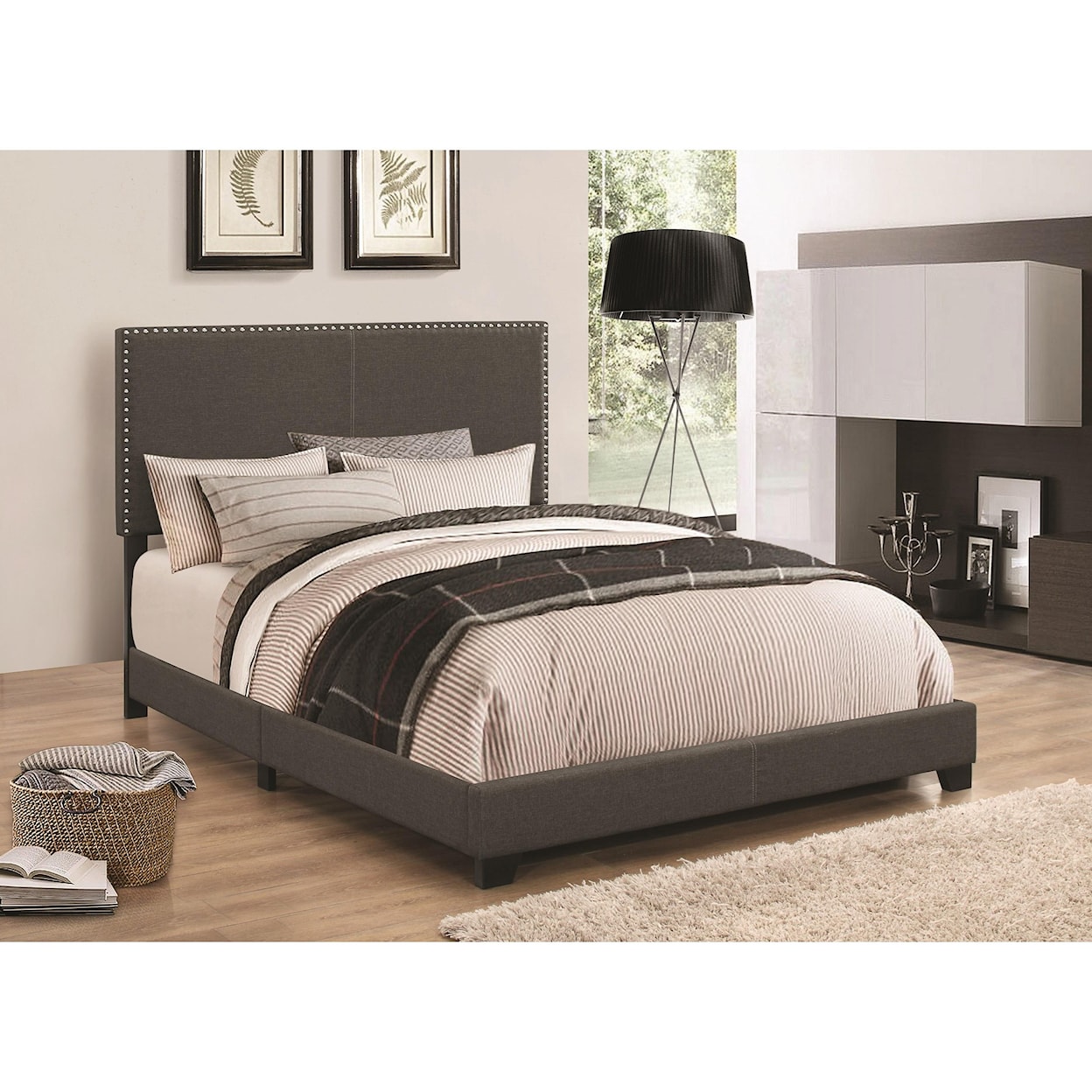 Coaster Upholstered Beds Cal King Bed