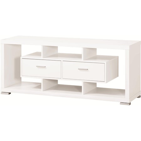 WHITE 65" TV CONSOLE |