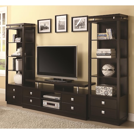 TV Console & 2 Media Towers