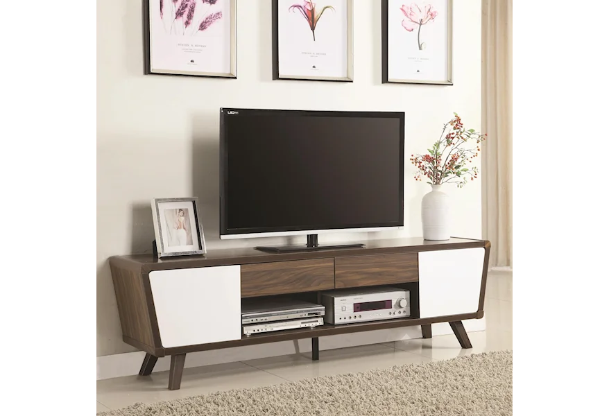 Entertainment Units TV Console by Coaster at Lapeer Furniture & Mattress Center