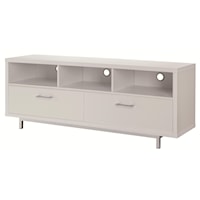 Low TV Console w/ Metal Base