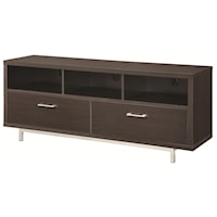 Low TV Console w/ Metal Base