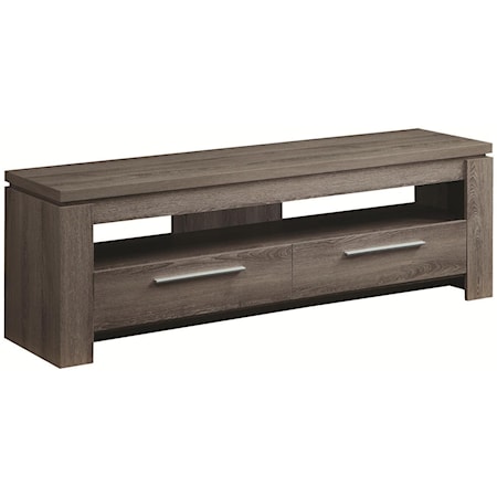 WEATHERED GREY TV CONSOLE |