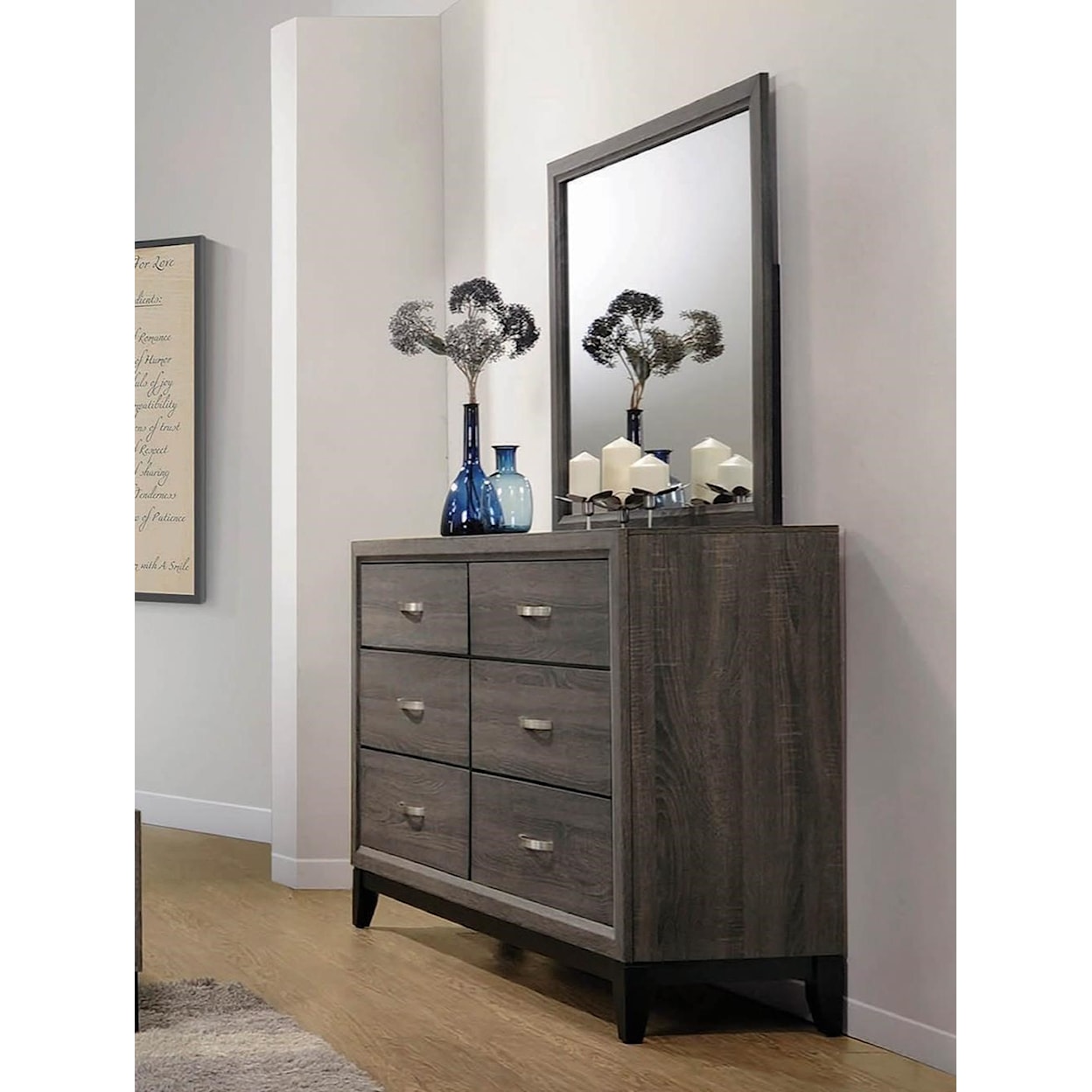 Michael Alan CSR Select Watson Dresser and Mirror Set