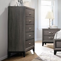 Contemporary Chest with 5 Drawers