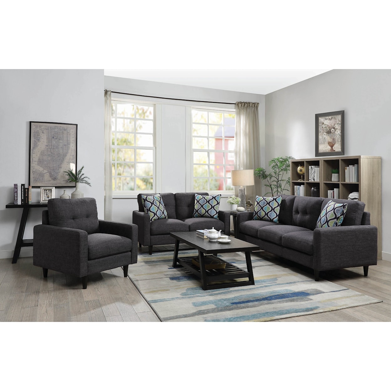Coaster Watsonville 3pc living room group