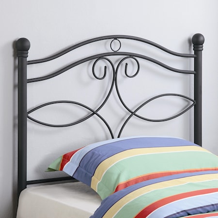 MATTE IRON TWIN HEADBOARD |