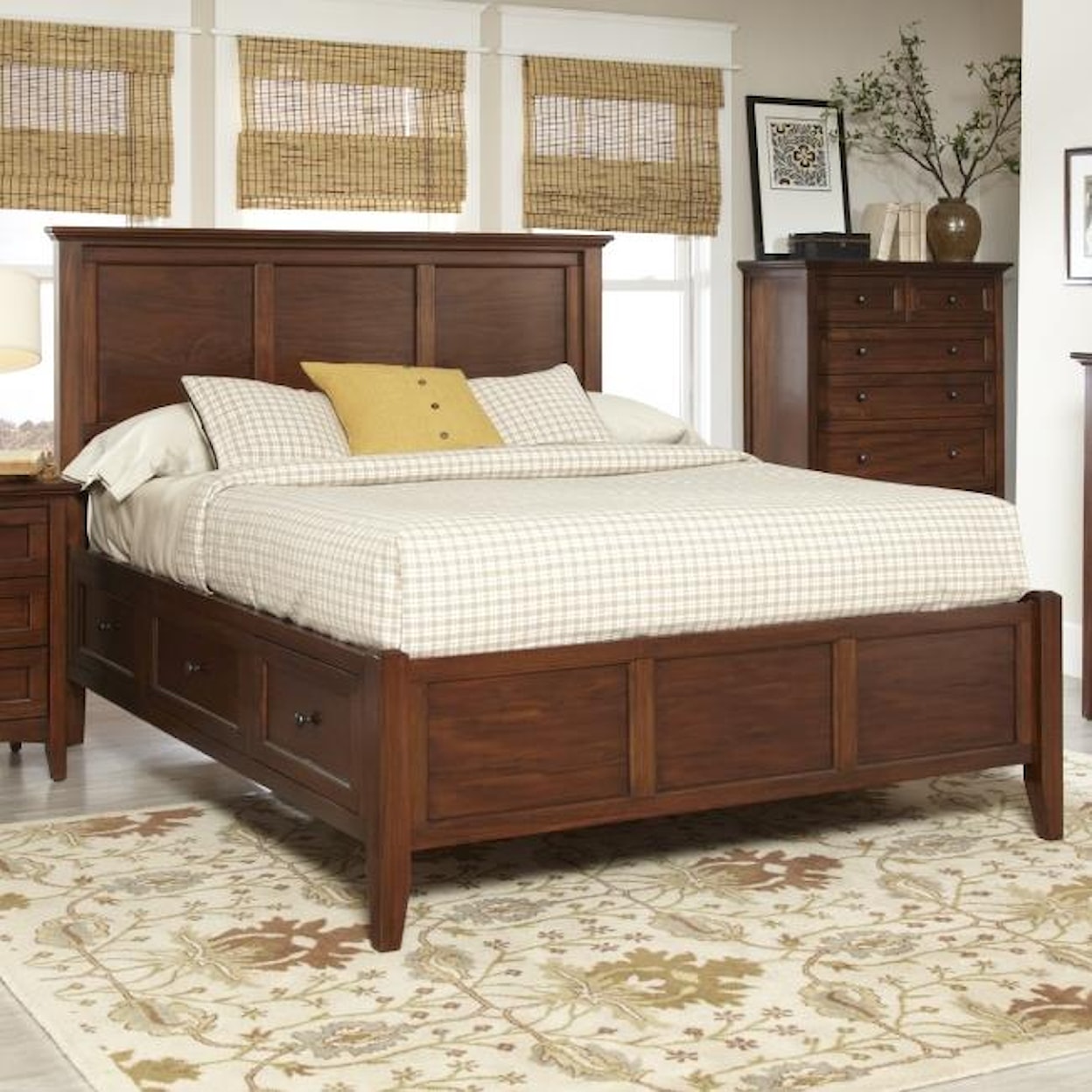 Avalon Furniture Beacon St Queen Panel Bed