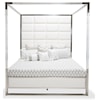 Michael Amini State St. Queen Metal Canopy Bed
