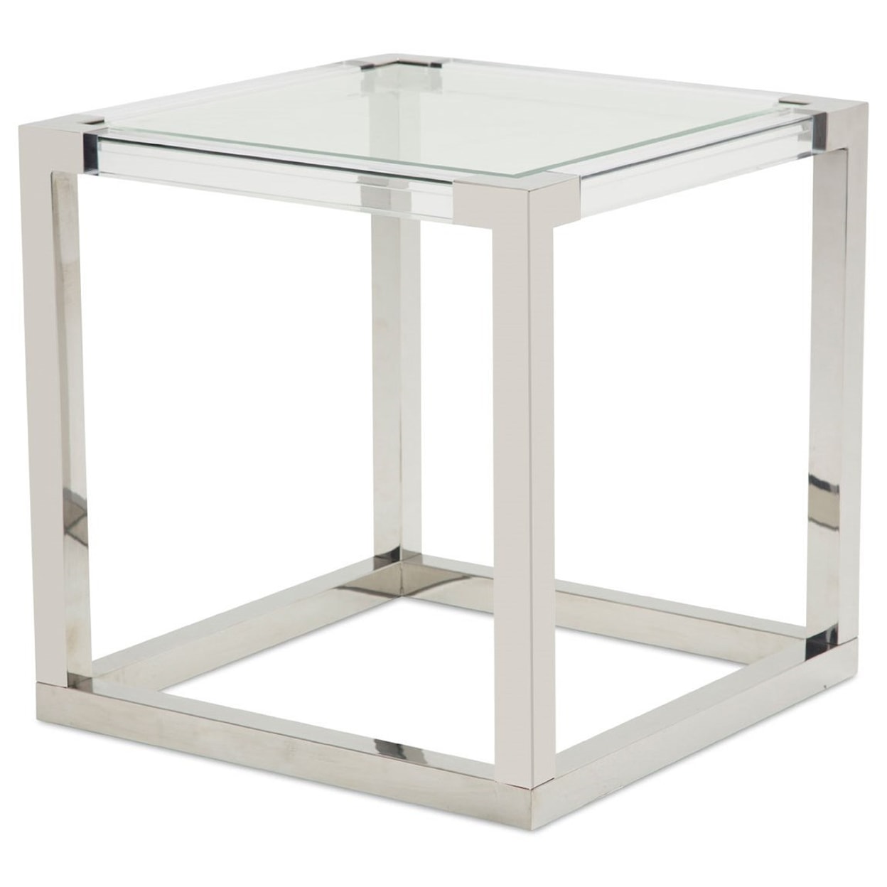 Michael Amini State St. Square End Table