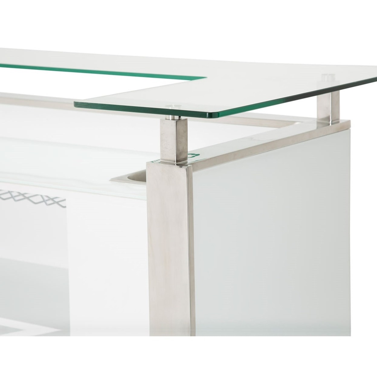 Michael Amini State St. Bar with Glass Top