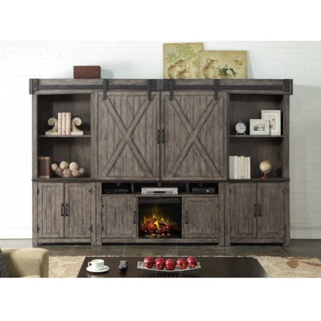 Fireplace Entertainment Wall Unit