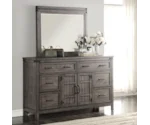 Legends Furniture Storehouse Collection Storehouse 6 Drawer Dresser and Mirror