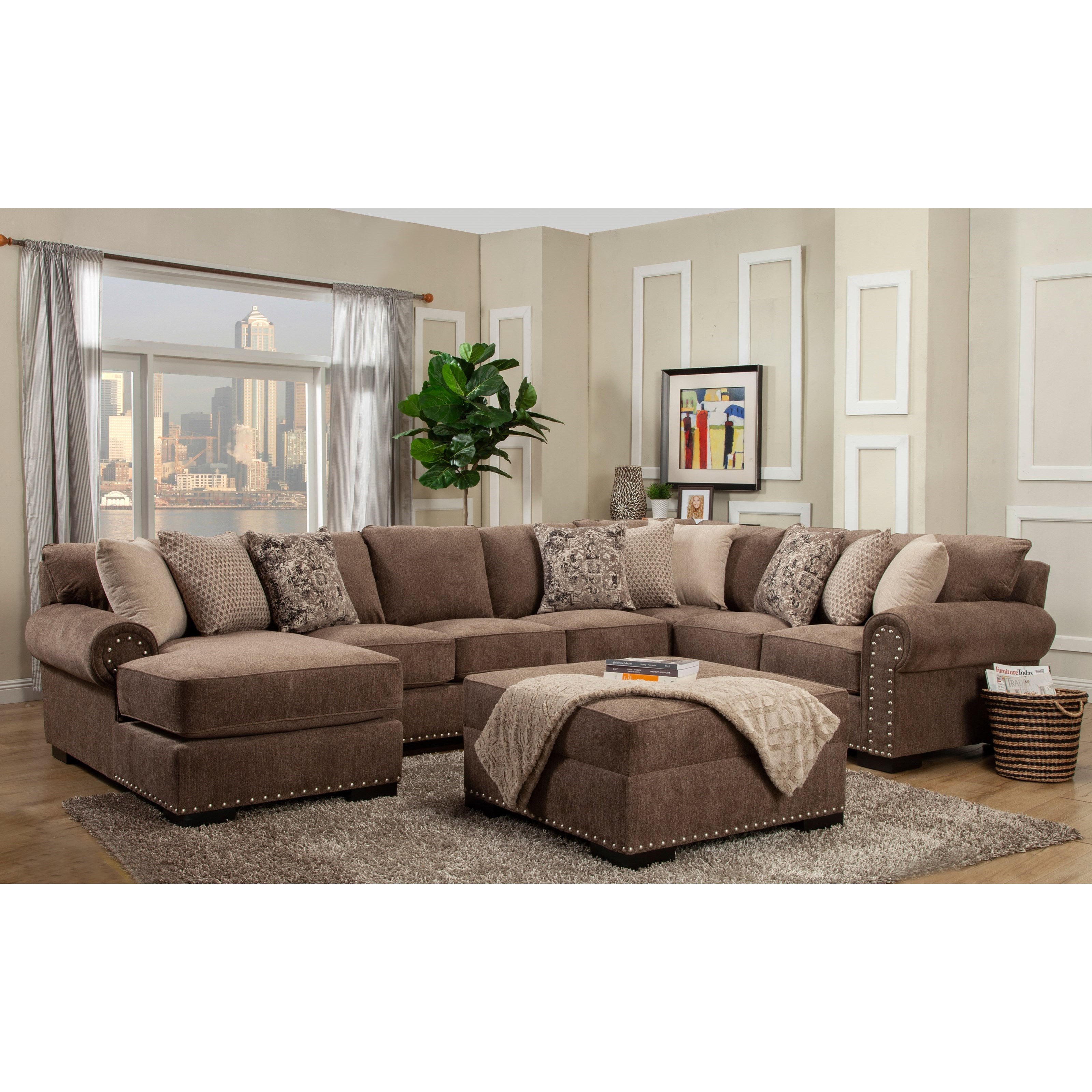 Comfort Industries Harley Cocktail Ottoman