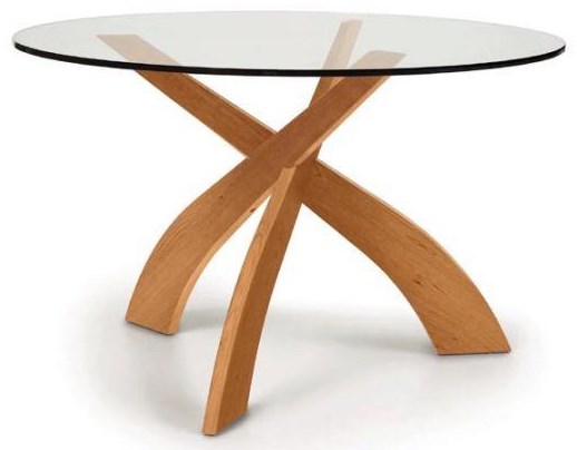 Entwine 48" Round Table in Cherry