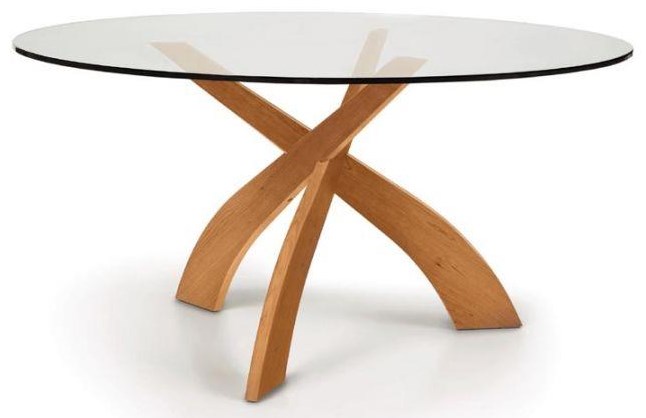 Entwine 60" Round Table in Cherry