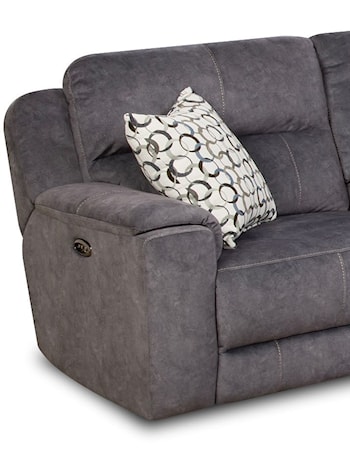 Reclining Sectional Sofa (2 Recliners)