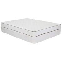 Full Plush Innerspring Mattress and 9" Wood Foundation