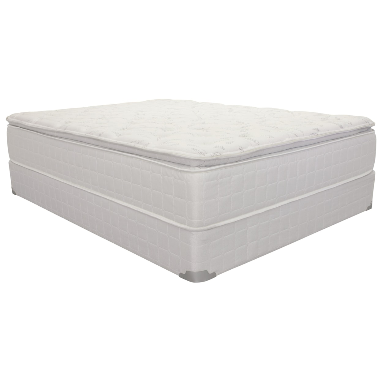 Corsicana 1425 Queen Pillow Top Innerspring Mattress Set