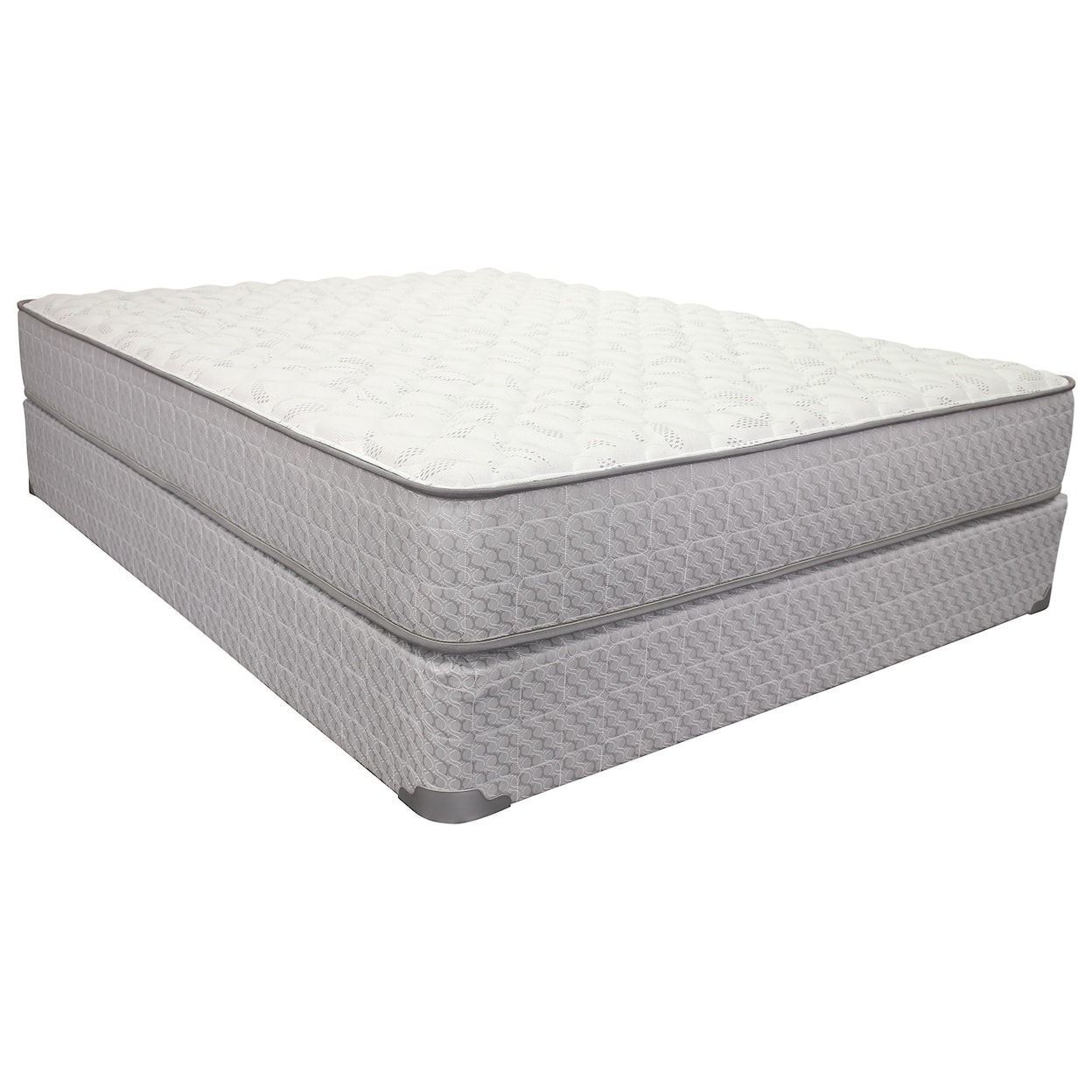 Corsicana 1500 Owendale Firm Queen 10 1/2" Firm Innerspring Mattress Set