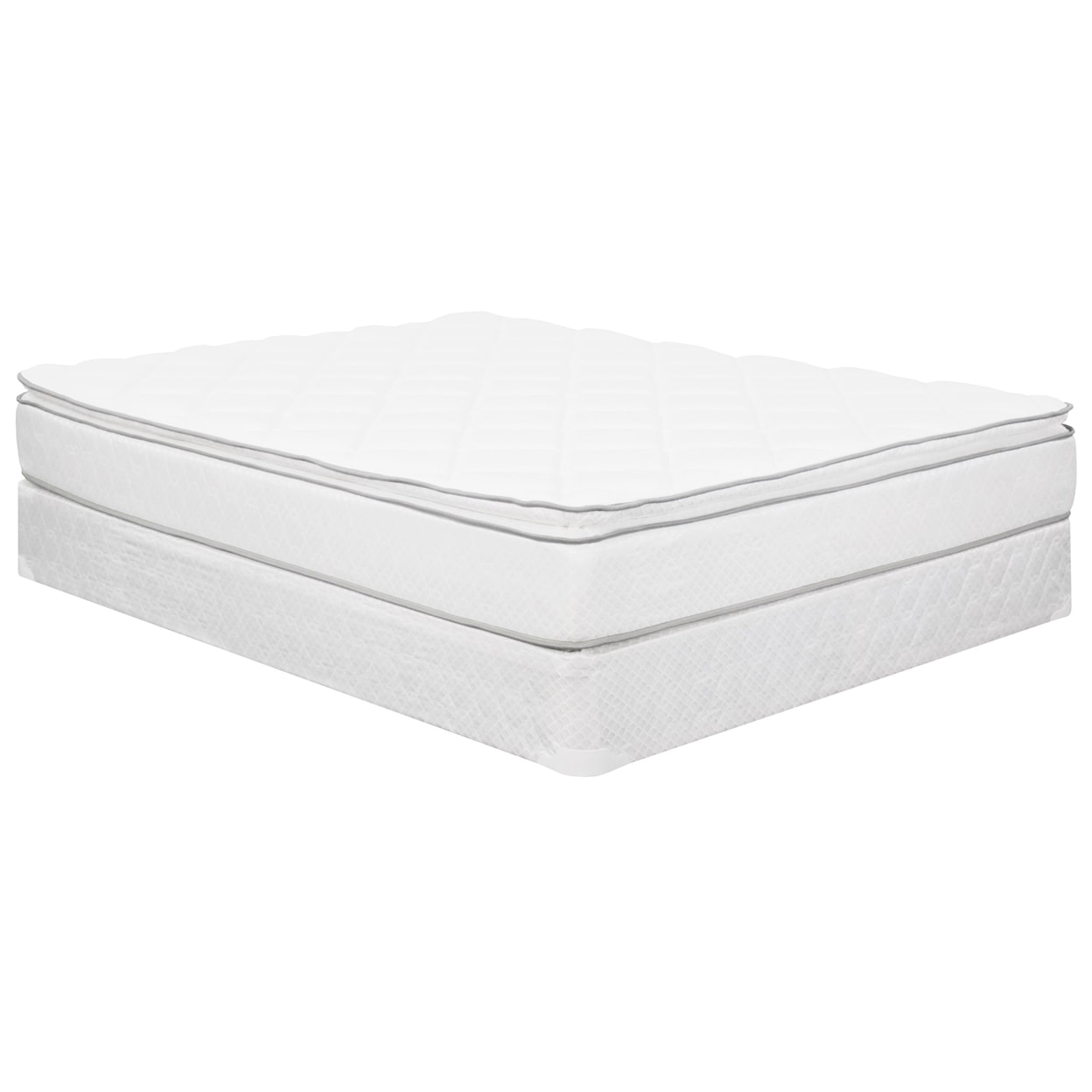 Corsicana 1510 Pillow Top Twin 10.5" Pillow Top Mattress Set