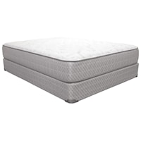 Queen 12" Plush Innerspring Mattress and 9" Wood Foundation