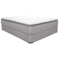Twin 13" Pillow Top Innerspring Mattress and 9" Wood Foundation