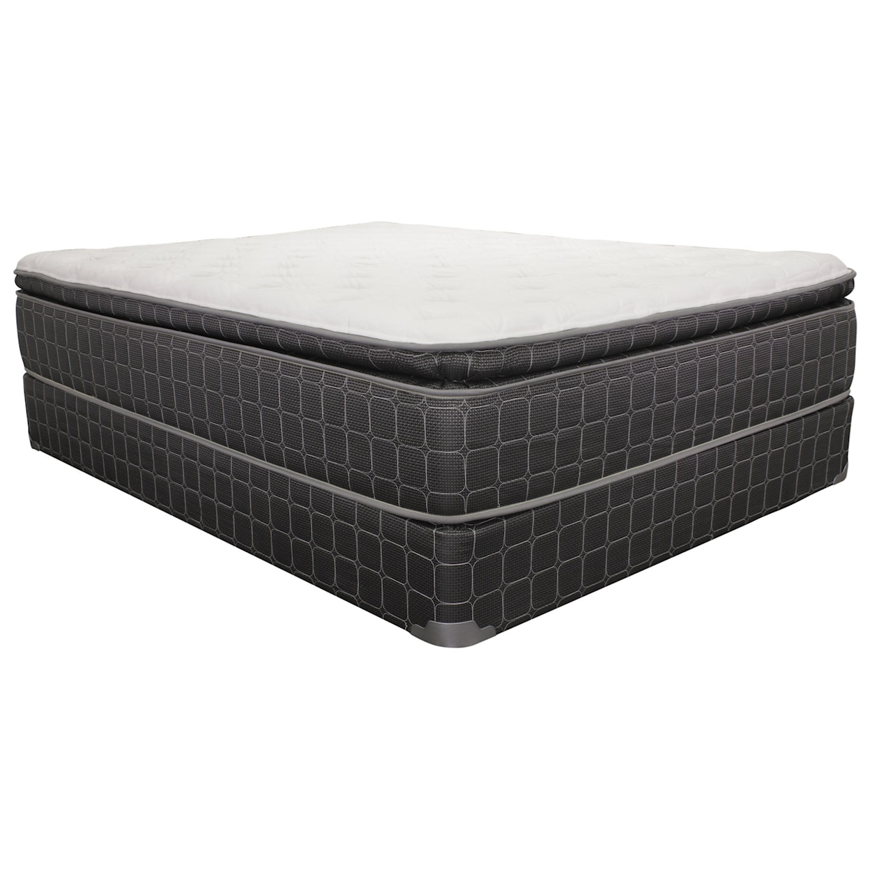 Corsicana 1535 Nocturna Pillow Top Queen 14" Pillow Top Mattress Set