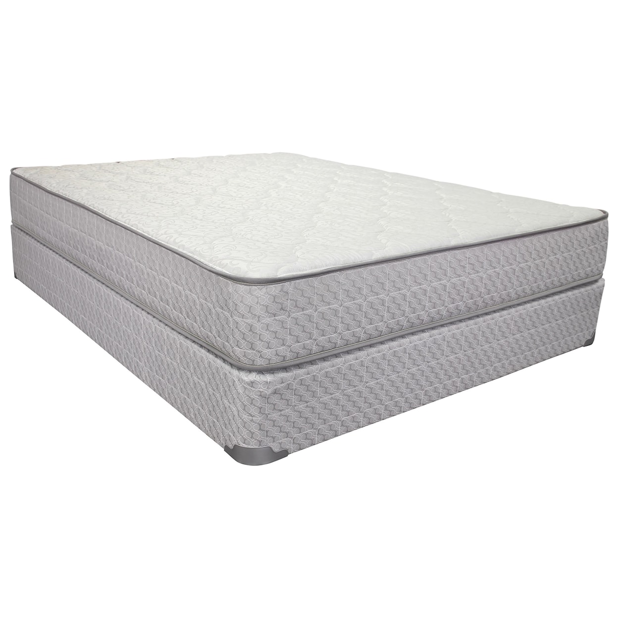 Corsicana 2000 Merrick Firm King 9 1/2" Firm Two Sided Mattress Set