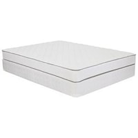 Twin 6" Firm Mattress and 7" Tan Foundation