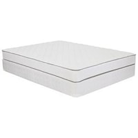 Queen 6" Firm Mattress and 7" Tan Foundation