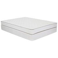 Twin 6" Firm Mattress and 9" Wood Foundation