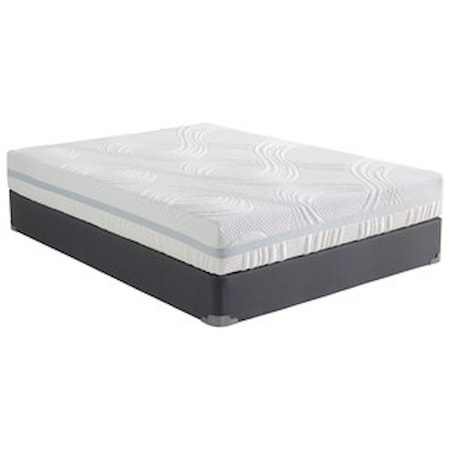 Queen 9" Gel Memory Foam Mattress Set