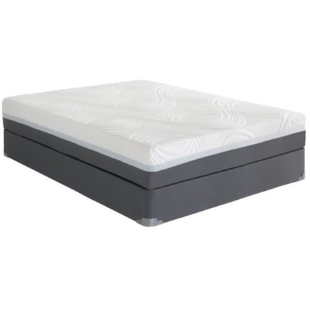 Queen 10" Gel Memory Foam Mattress Set