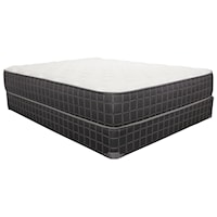 Cal King Plush Innerspring Mattress and 5" Low Profile Foundation