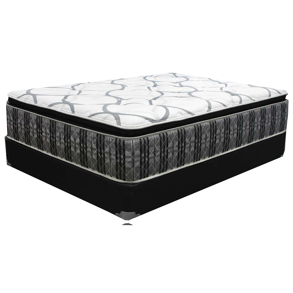 Corsicana Carraway Platinum PT Queen Pillow Top Mattress Set