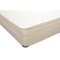 Twin 8 1/2" Euro Top Mattress and 9" Wood Foundation