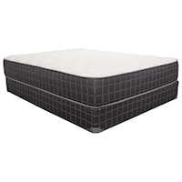 Twin Plush Pocketed Coil Mattress and Steel Foundation