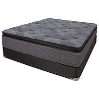 Full Pillow Top Pocketed Coil Mattress and Foundation