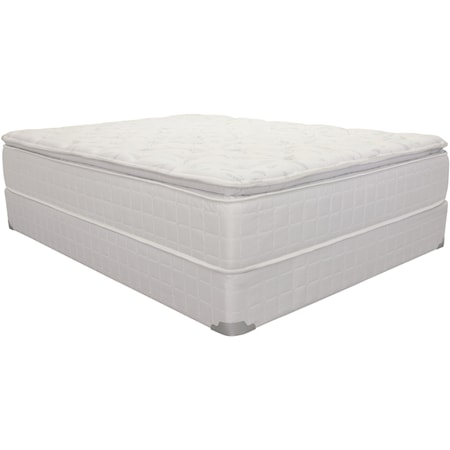 Queen Pillow Top Pocketed Coil Mattress Set