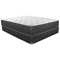 Queen Plush Innerspring Mattress and 5" Low Profile Steel Foundation