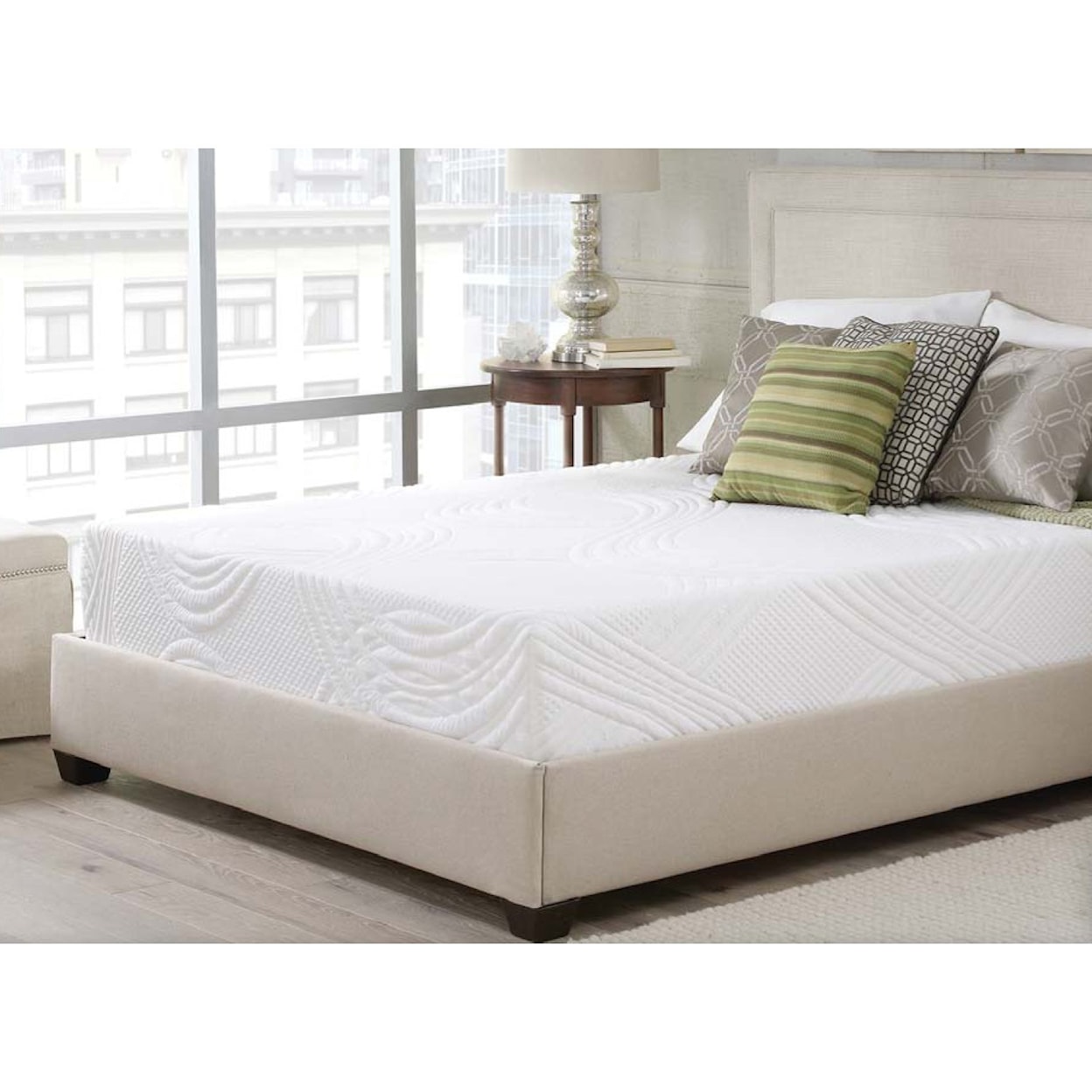 Corsicana Luxen Bed In A Box Twin XL 10" Memory Foam Mattress in a Box