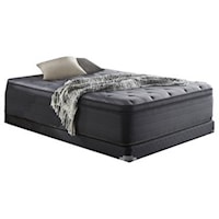Cal King 15" Plush Pillow Top Coil on Coil Mattress and Box Foundation