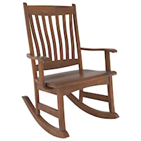 Customizable Solid Wood Rocker